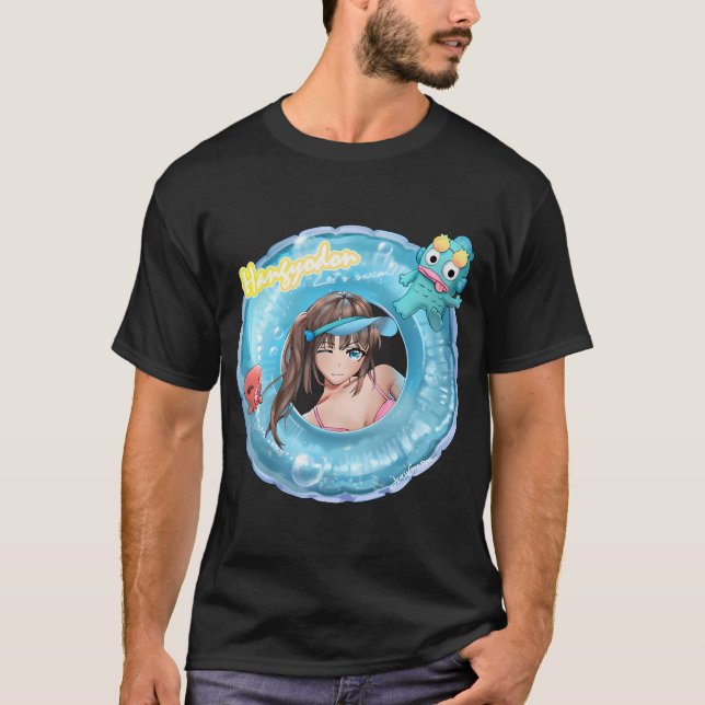 Hangyodon Låt oss simma! T Shirt (Framsida)