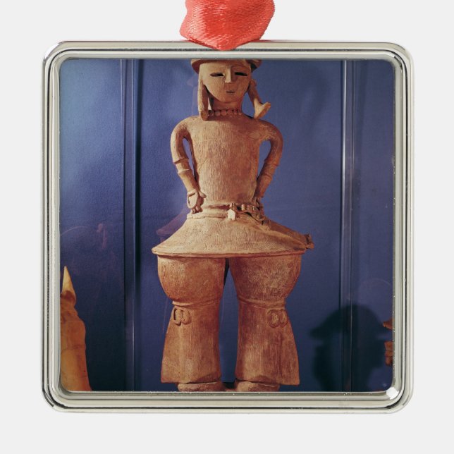 Haniwa figur, 250-550 julgransprydnad metall (Framsidan)