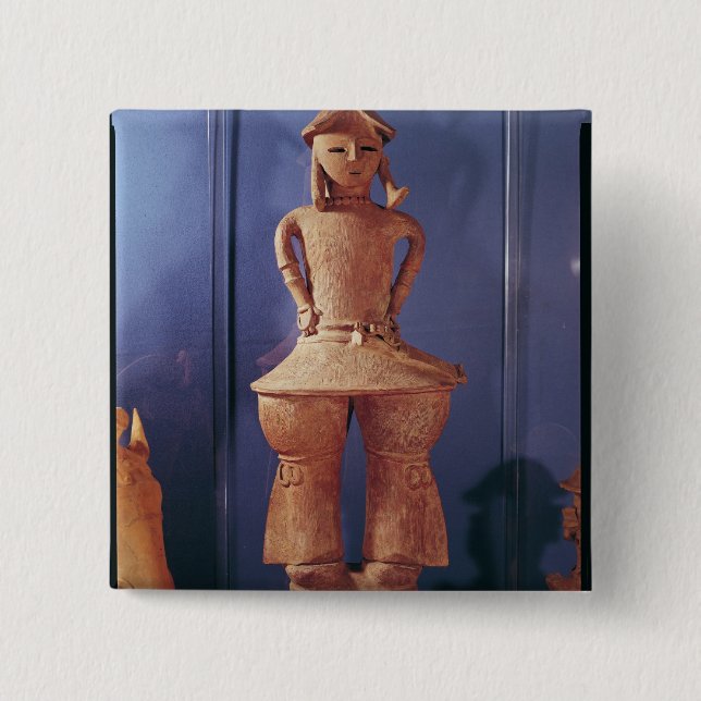 Haniwa figur, 250-550 knapp (Framsida)