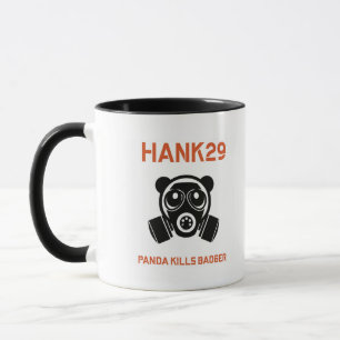 Hank29 Panda Dödas Badger Mugg