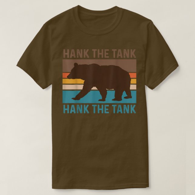 Hank, Black Bear Sjö Tahoe make California Tank T Shirt (Design framsida)