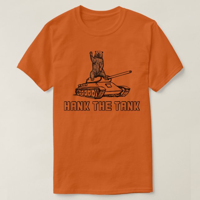 Hank Tanken Bear T Shirt (Design framsida)