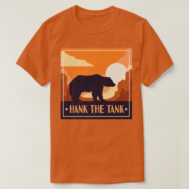 Hank Tanken Kalifornien Bear Sjö Tahoe Bears Fu T Shirt (Design framsida)