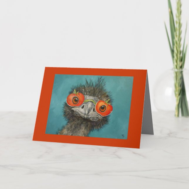 Hank the Emu card Kort (Framsida)