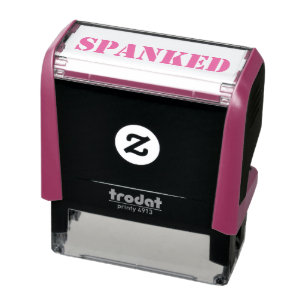Hanky Code Self-Inking Frimärke - Fucshia Självfärgande Stämpel