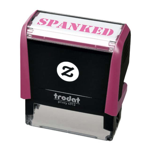 Hanky Code Self-Inking Frimärke - Fucshia Självfärgande Stämpel (Produkt)