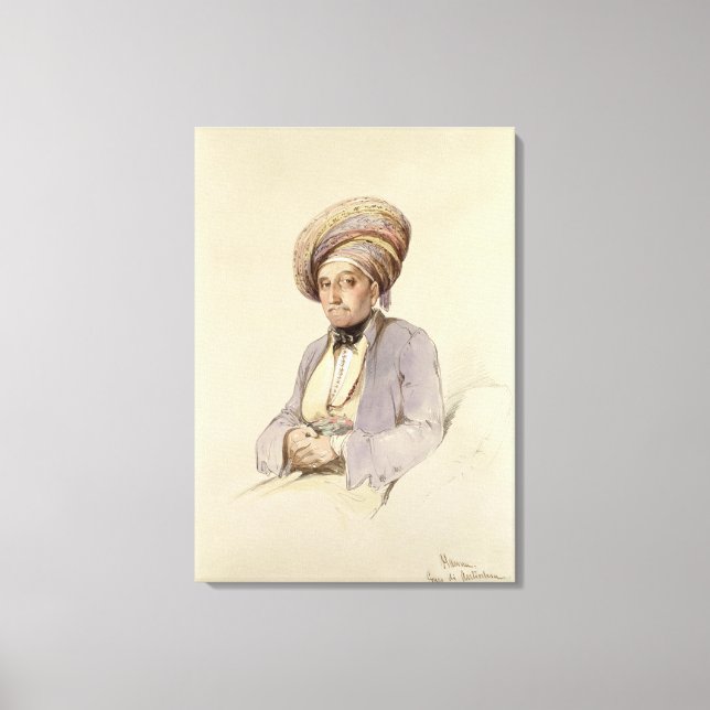 Hanna - Grek från Antioch, 1852 Canvastryck (Framsida)