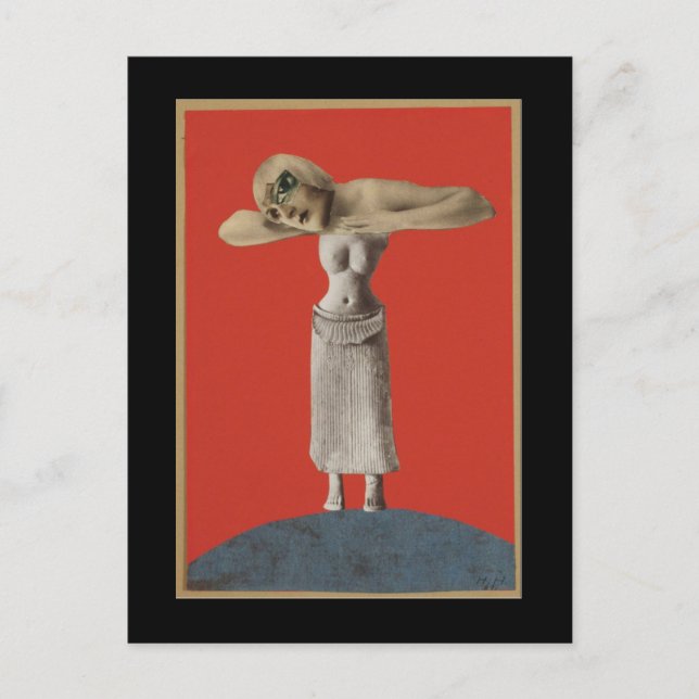 Hanna Hoch Collage Vykort (Framsida)