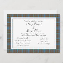 Hanna Scottish Wedding-inbjudan