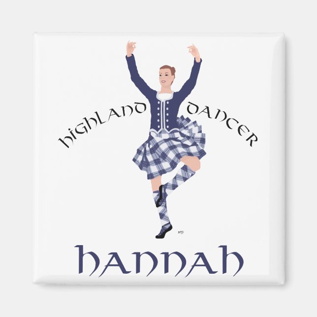 HANNAH Anpassad design Magnet (Framsidan)