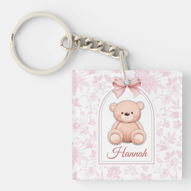 Hannah | Anpassningsbar Rosa Nalle Försörjningsdes (Framsidan)