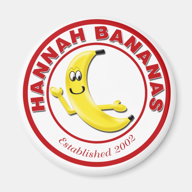 Hannah Bananas Magnet (Framsidan)