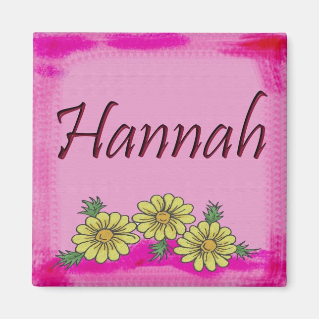 Hannah Daisy Magnet (Framsidan)