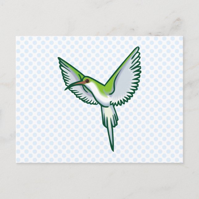 Hannah Hummingbird Vykort (Framsida)