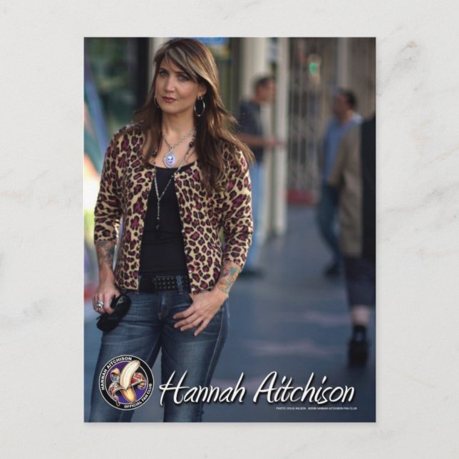 Hannah i Hollywood Postcard - Hannah Aitchison Vykort (Framsida)