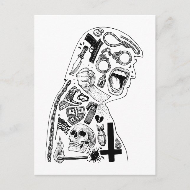 Hannah Lee Scott vycard Vykort (Framsida)