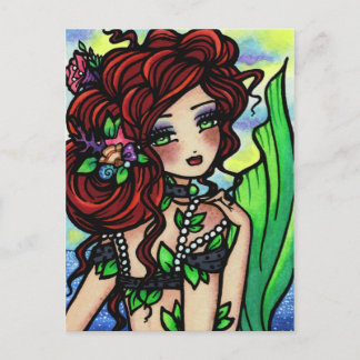 Hannah Lynn, Irish Sjöjungfru Fantasy Art Postcard Vykort
