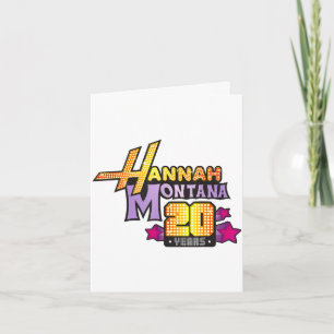 Hannah montana 20 år seriepremiär kort