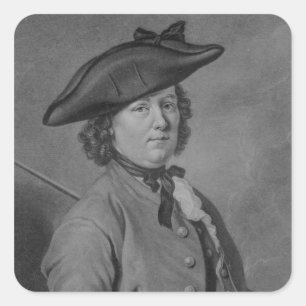 Hannah Snell, den kvinnliga soldaten Fyrkantigt Klistermärke