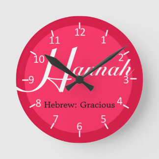 Hannah Strawberry Two-Toned Rund Klocka