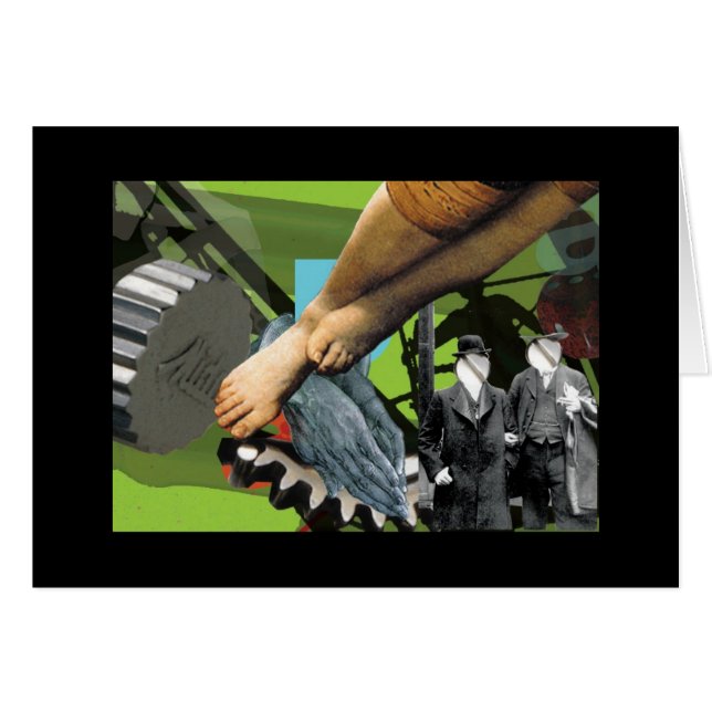 HannaH's Faux-Collages 04 Hälsningskort (Framsidan Horizontal)