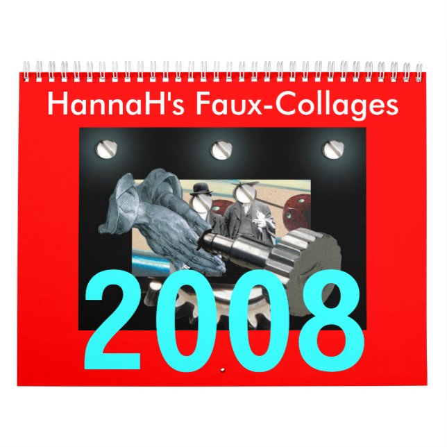 HannaH's Faux-Collages, 2008 Kalender (Omslag)