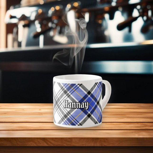 Hannay-klanens tartan espressomugg (Skapare uppladdad)