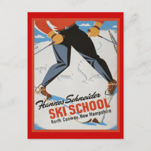 Hannes Schneider Ski School Vykort