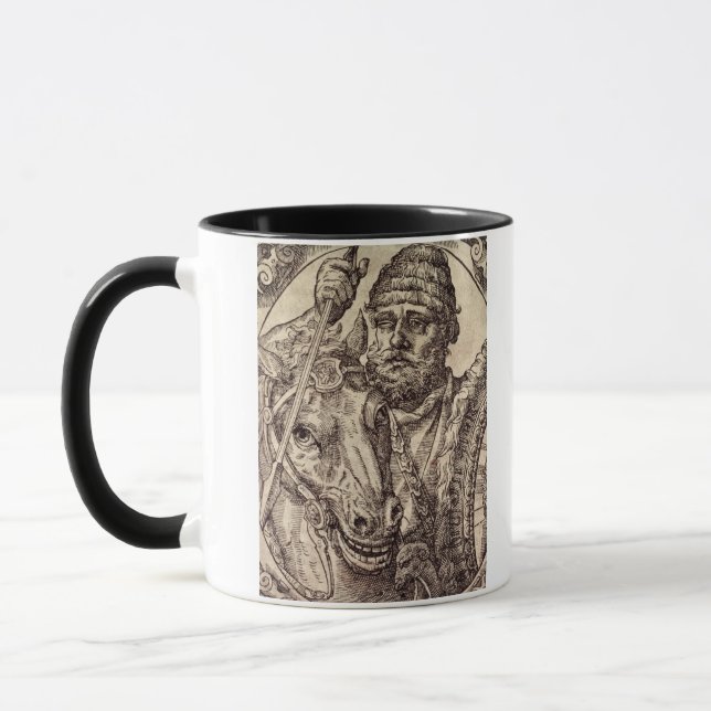 Hannibal (247-c.183 BC) (gravyr) Mugg (Vänster)