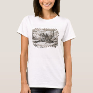 Hannibal (247-c.183 BC) och hans krigelefantcros Tee Shirt