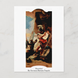 Hannibal av Giovanni Battista Tiepolo Vykort