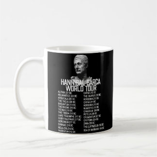 Hannibal Barca Carthage World Tour History Kaffemugg