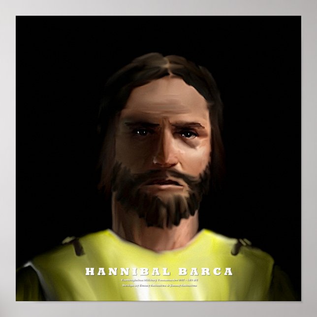 Hannibal Barca poster (Framsidan)