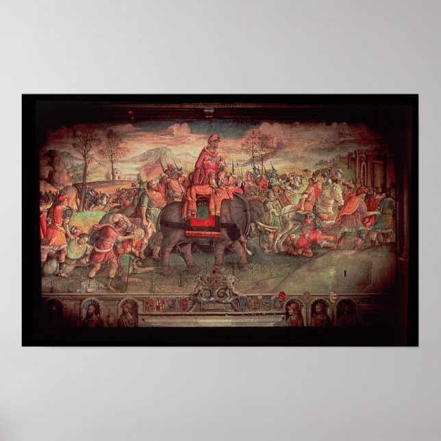 Hannibal Crossing the Alpernas Poster (Framsidan)