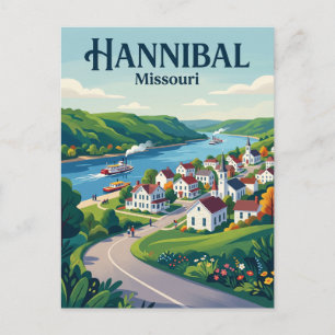 Hannibal Missouri Vykort