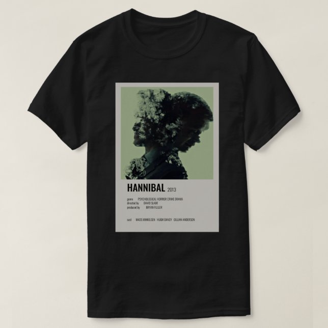 Hannibal poster Sticker.png T Shirt (Design framsida)