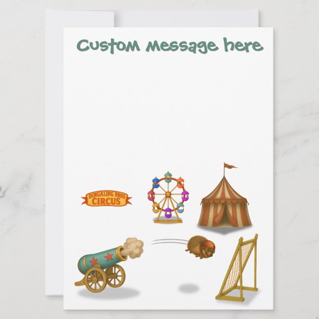 Hannibal the Cannonball. Add your own message. (Framsida)