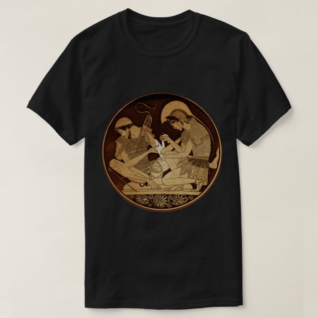Hannigram Achilles och Patroclus T Shirt (Design framsida)
