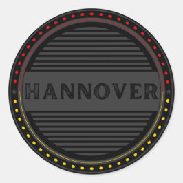 Hannover City Pride Emblem – German Identity Runt Klistermärke