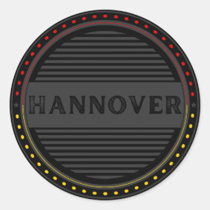 Hannover City Pride Emblem – tysk identitet Runt Klistermärke