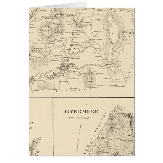 Hannover, Grafton Co Hälsningskort (Framsidan)