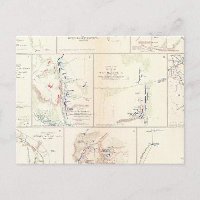 Hannover, Hannover CH, New Bridge, Mechanicsville Vykort (Framsida)