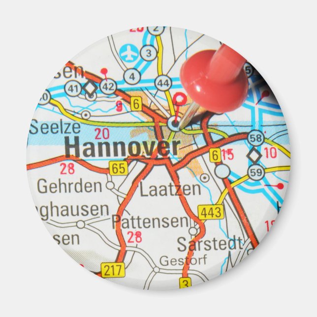 Hannover, Hannover, Tyskland Magnet (Framsidan)