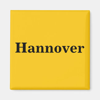 Hannover Magnet Schild Gold Gleb
