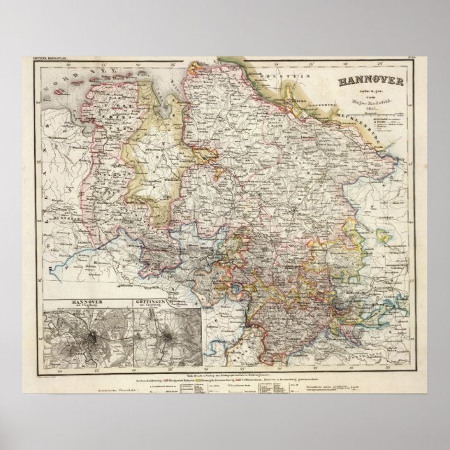 Hannover-regionen Tyskland Poster (Framsidan)