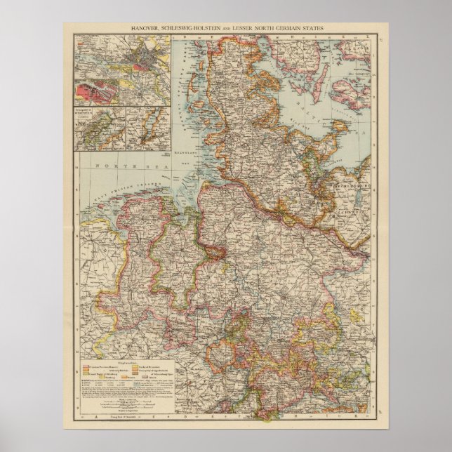 Hannover Schleswig Holstein Poster (Framsidan)