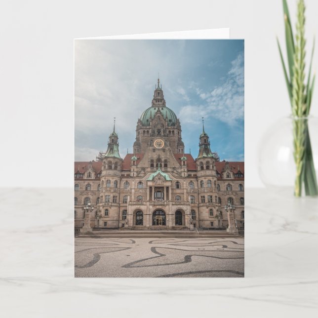 Hannover Tyskland Kort (Framsida)