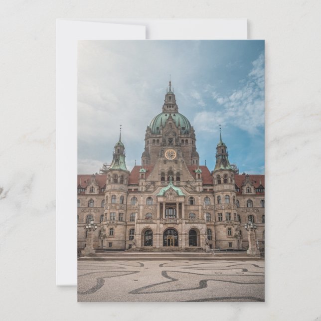 Hannover Tyskland Kort (Framsida)