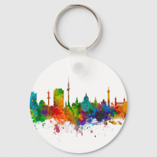 Hannover Tyskland Skyline Nyckelring