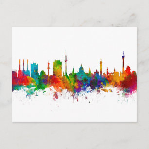Hannover Tyskland Skyline Vykort